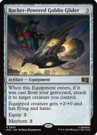 Rocket-Powered Goblin Glider (MSC-825) [Commander: Marvel Super Heroes]