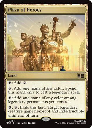 Plaza of Heroes (MSC-255) [Commander: Marvel Super Heroes]