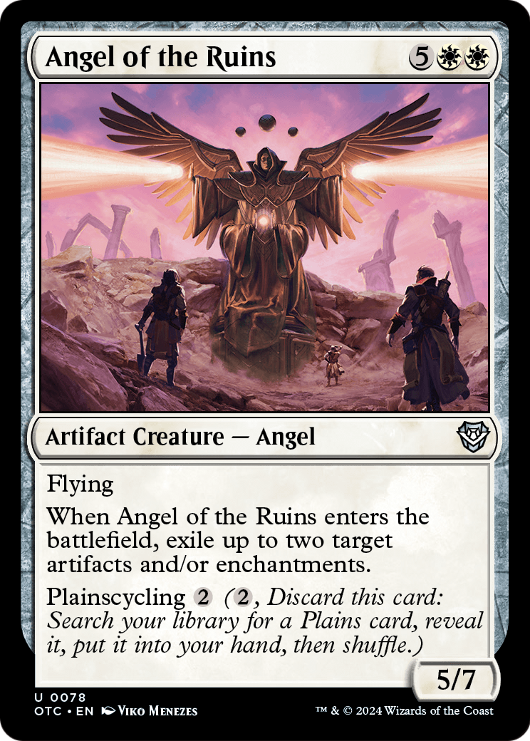 Angel of the Ruins (OTC-078) [Outlaws of Thunder Junction Commander]