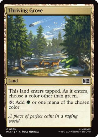 Thriving Grove (MSC-579) [Commander: Marvel Super Heroes]