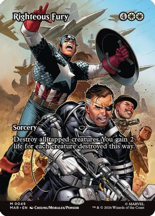 Righteous Fury (Borderless) (MAR-049) [Marvel Universe Eternal-Legal]