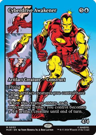 Cyberdrive Awakener (Borderless) (MAR-053) [Marvel Universe Eternal-Legal]