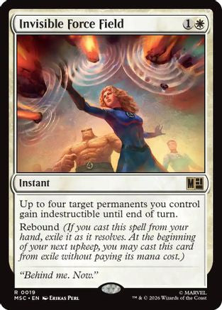 Invisible Force Field (MSC-019) [Commander: Marvel Super Heroes]
