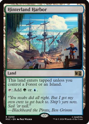 Hinterland Harbor (Surge Foil) (MSC-250) [Commander: Marvel Super Heroes] Foil