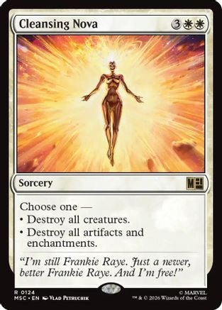 Cleansing Nova (MSC-124) [Commander: Marvel Super Heroes]