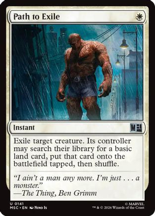 Path to Exile (MSC-141) [Commander: Marvel Super Heroes]