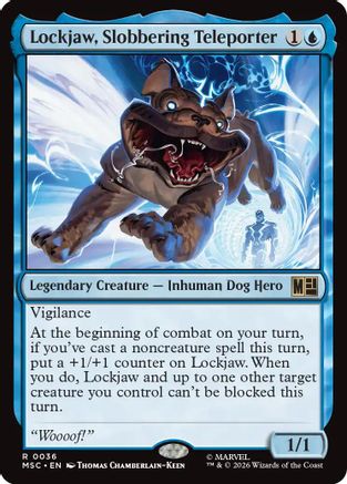 Lockjaw, Slobbering Teleporter (MSC-036) [Commander: Marvel Super Heroes]