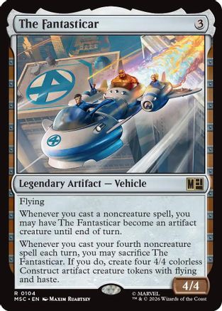 The Fantasticar (MSC-104) [Commander: Marvel Super Heroes]