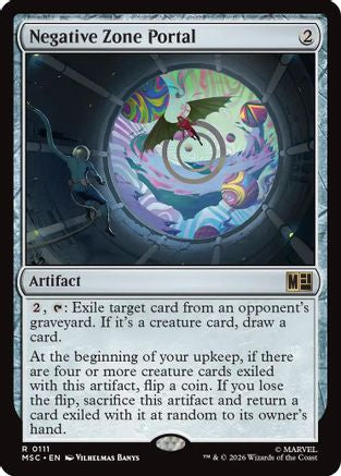 Negative Zone Portal (Surge Foil) (MSC-111) [Commander: Marvel Super Heroes] Foil