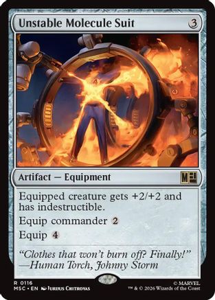 Unstable Molecule Suit (MSC-116) [Commander: Marvel Super Heroes]