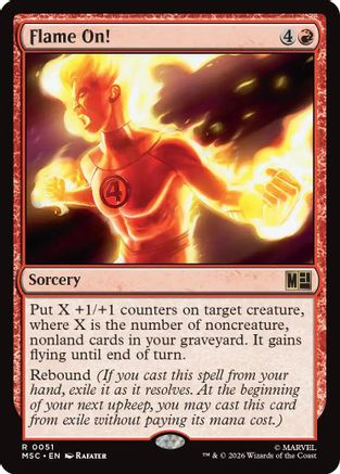 Flame On! (MSC-051) [Commander: Marvel Super Heroes]