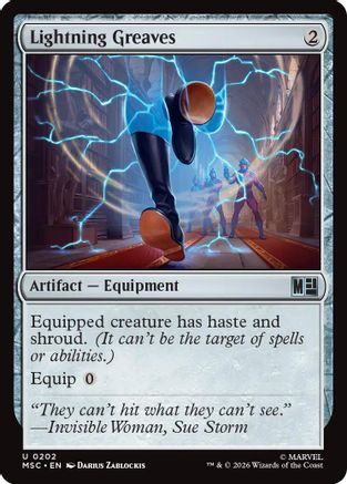 Lightning Greaves (MSC-202) [Commander: Marvel Super Heroes]