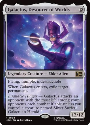 Galactus, Devourer of Worlds (Surge Foil) (MSC-008) [Commander: Marvel Super Heroes] Foil