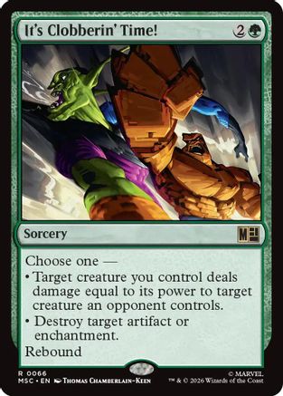 It's Clobberin' Time! (MSC-066) [Commander: Marvel Super Heroes]