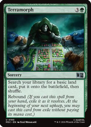 Terramorph (Surge Foil) (MSC-180) [Commander: Marvel Super Heroes] Foil