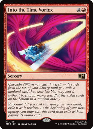 Into the Time Vortex (MSC-165) [Commander: Marvel Super Heroes]