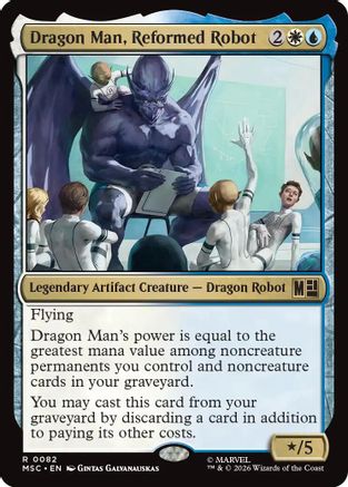 Dragon Man, Reformed Robot (MSC-082) [Commander: Marvel Super Heroes]