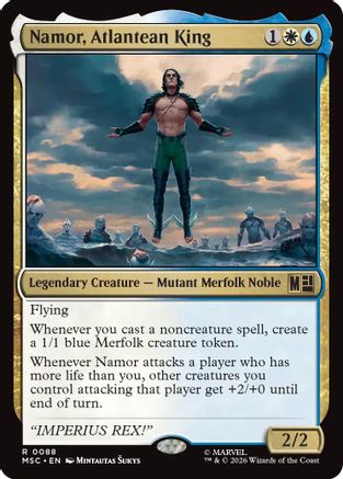 Namor, Atlantean King (MSC-088) [Commander: Marvel Super Heroes]
