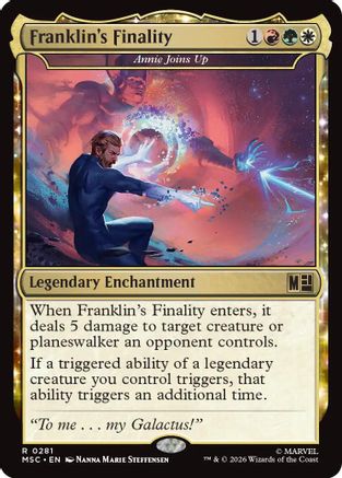 Franklin's Finality - Annie Joins Up (MSC-281) [Commander: Marvel Super Heroes]