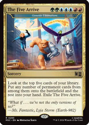 The Five Arrive - Genesis Ultimatum (MSC-283) [Commander: Marvel Super Heroes]