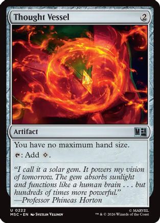 Thought Vessel (Surge Foil) (MSC-222) [Commander: Marvel Super Heroes] Foil