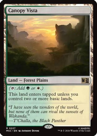 Canopy Vista (MSC-227) [Commander: Marvel Super Heroes]