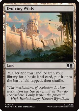 Evolving Wilds (MSC-240) [Commander: Marvel Super Heroes]