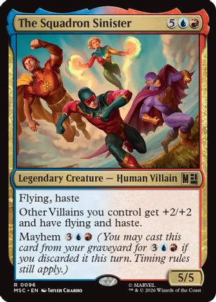 The Squadron Sinister (MSC-096) [Commander: Marvel Super Heroes]