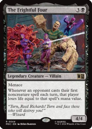 The Frightful Four (MSC-044) [Commander: Marvel Super Heroes]