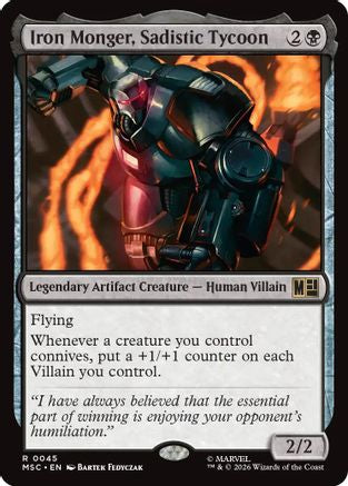 Iron Monger, Sadistic Tycoon (MSC-045) [Commander: Marvel Super Heroes]