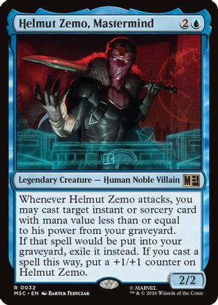 Helmut Zemo, Mastermind (MSC-032) [Commander: Marvel Super Heroes]