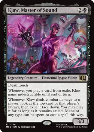 Klaw, Master of Sound (MSC-046) [Commander: Marvel Super Heroes]