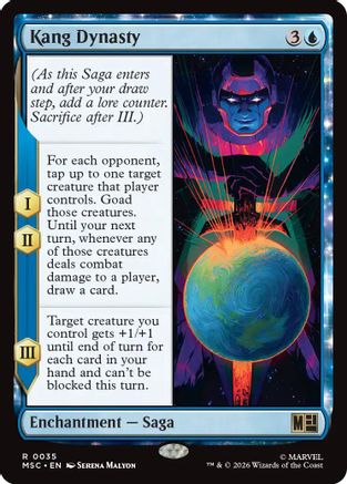 Kang Dynasty (Surge Foil) (MSC-035) [Commander: Marvel Super Heroes] Foil