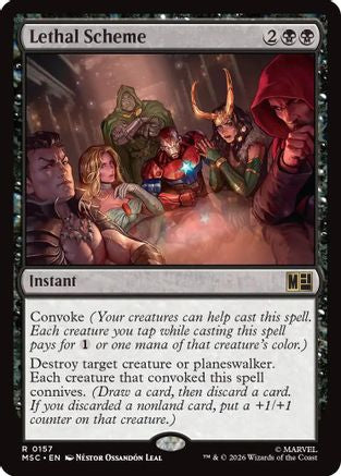 Lethal Scheme (MSC-157) [Commander: Marvel Super Heroes]