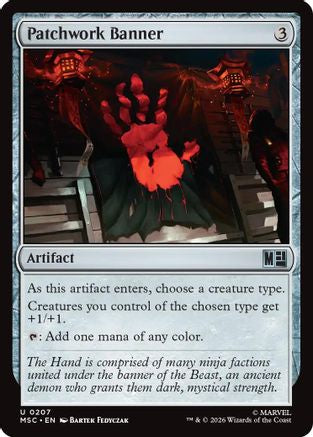 Patchwork Banner (MSC-207) [Commander: Marvel Super Heroes]