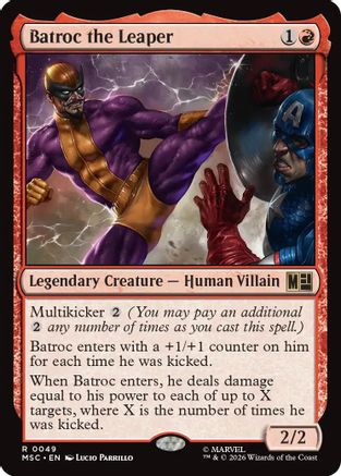 Batroc the Leaper (MSC-049) [Commander: Marvel Super Heroes]