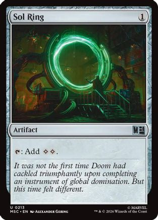 Sol Ring (MSC-213) [Commander: Marvel Super Heroes]