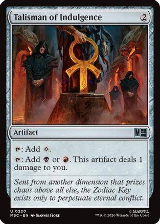 Talisman of Indulgence (MSC-220) [Commander: Marvel Super Heroes]