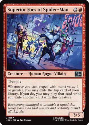 Superior Foes of Spider-Man (MSC-167) [Commander: Marvel Super Heroes]