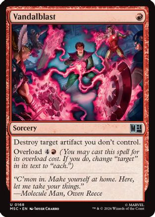 Vandalblast (MSC-168) [Commander: Marvel Super Heroes]