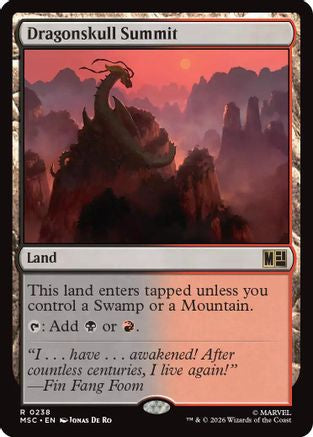 Dragonskull Summit (Surge Foil) (MSC-238) [Commander: Marvel Super Heroes] Foil