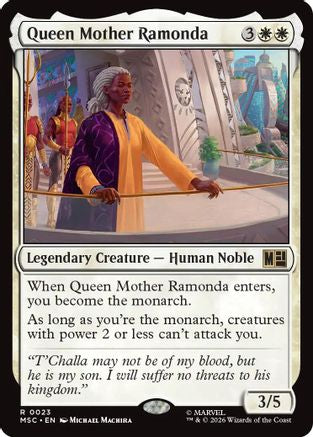 Queen Mother Ramonda (MSC-023) [Commander: Marvel Super Heroes]
