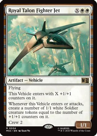 Royal Talon Fighter Jet (MSC-024) [Commander: Marvel Super Heroes]