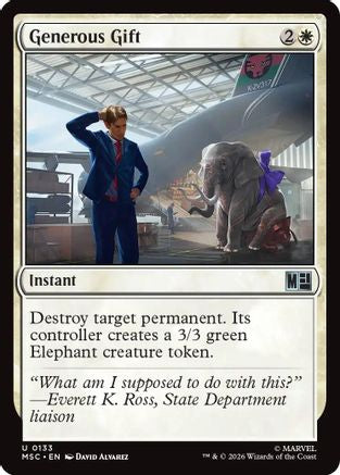 Generous Gift (MSC-133) [Commander: Marvel Super Heroes]