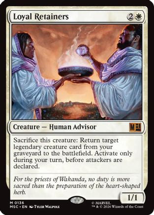 Loyal Retainers (MSC-136) [Commander: Marvel Super Heroes]