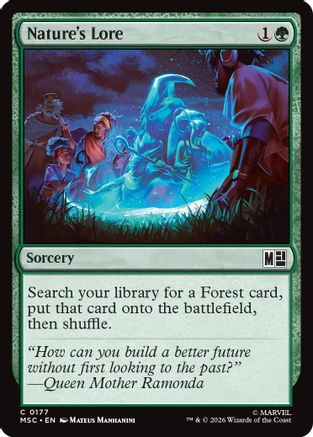 Nature's Lore (MSC-177) [Commander: Marvel Super Heroes]