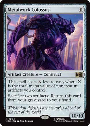 Metalwork Colossus (MSC-204) [Commander: Marvel Super Heroes]