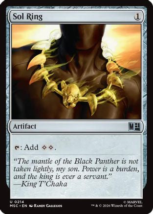 Sol Ring (MSC-214) [Commander: Marvel Super Heroes]