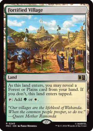 Fortified Village (MSC-245) [Commander: Marvel Super Heroes]