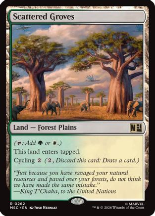 Scattered Groves (MSC-262) [Commander: Marvel Super Heroes]